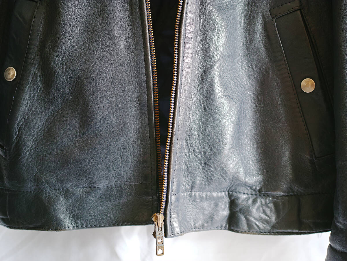 希少美品フランス レザーフライトジャケット vintage ヴィンテージ militaria COMOLI auralee graphpaper LE l'echoppe_画像8