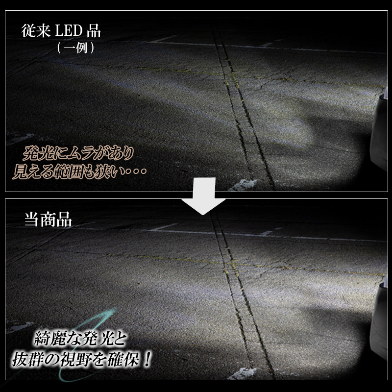 シーマ HGY51 フーガ Y50 Y51 LEDフォグランプ ホワイト H8 H11 H16 白色 LED バルブ 車検対応 後付け_画像4