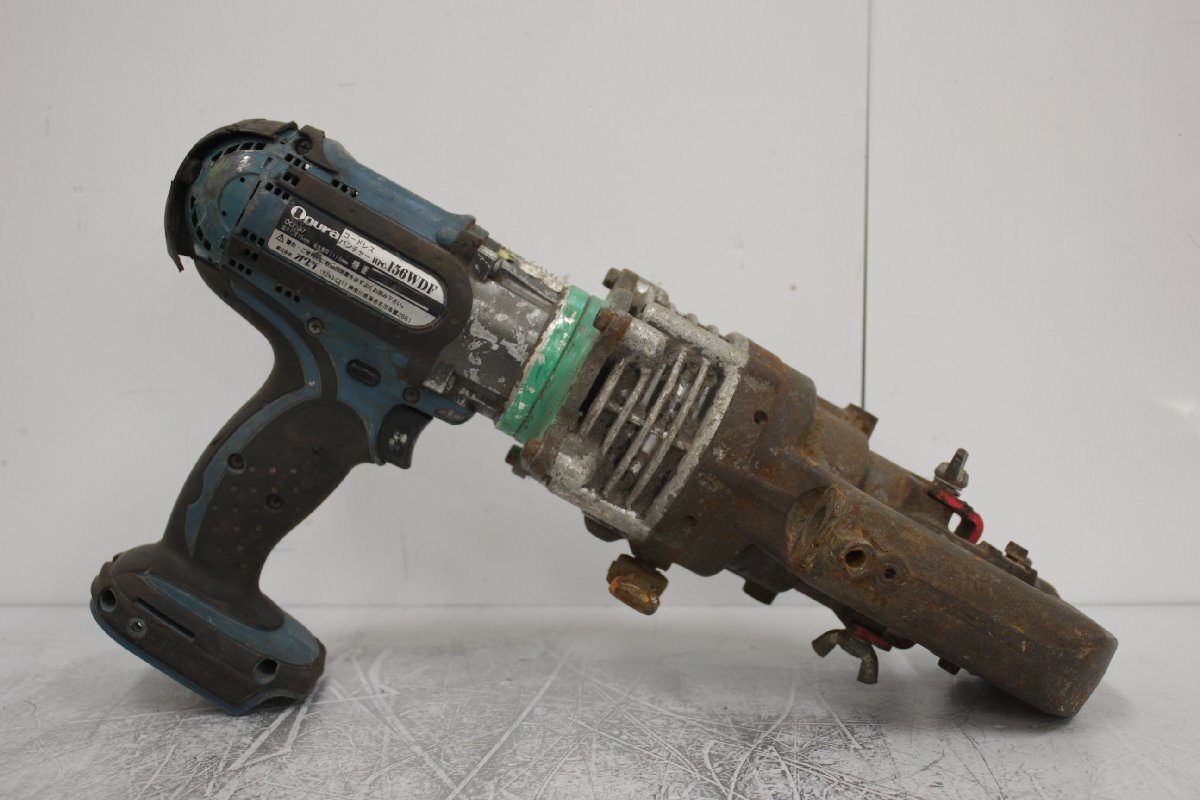 ☆【1K1118-16】 Ogura オグラ コードレスパンチャー HPC-156WDF 18V 電動工具 ジャンク_画像3