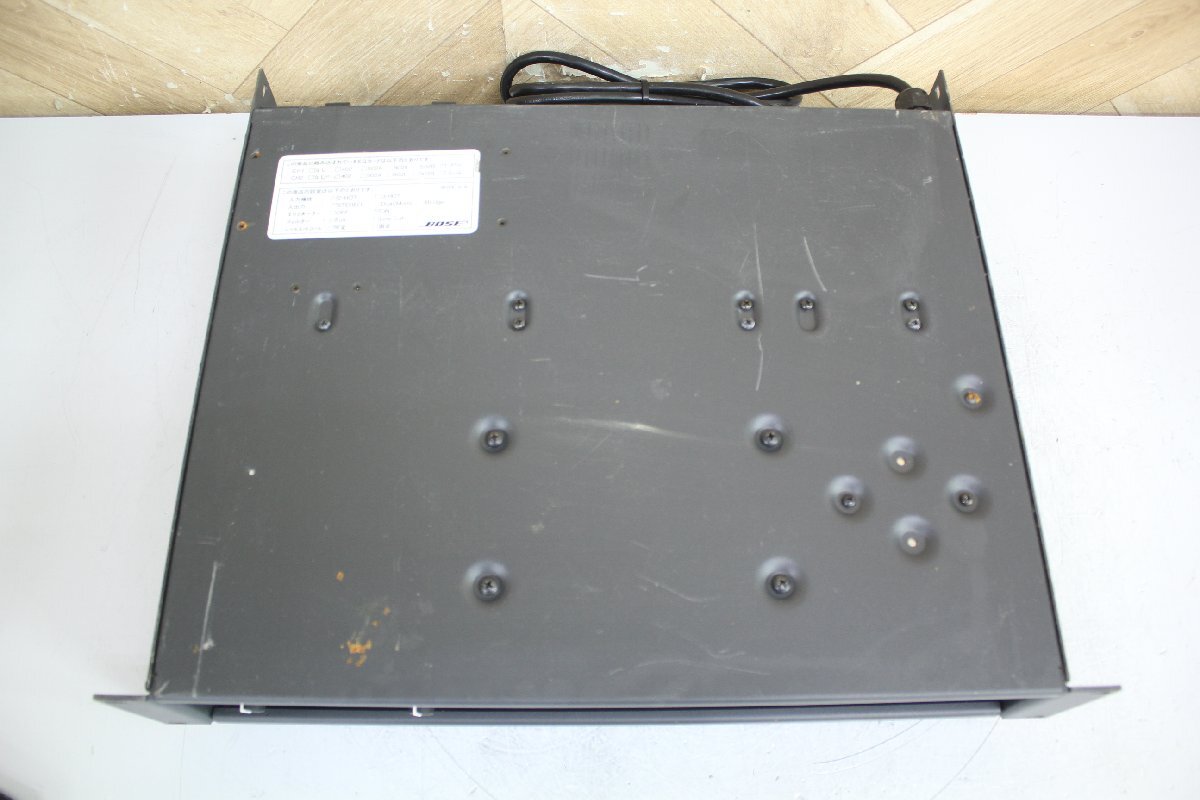 ☆【2K1114-40】 音出しOK BOSE ボーズ 2chパワーアンプ 1600SERIES Ⅵ 100V ジャンク_画像7
