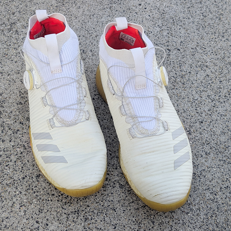 アディダス　コードカオス　BOA　ボア　V662　メンズ　26.5　ホワイト　スパイクレス　EPC16　ゴルフシューズ ミドルカット　adidas　_画像7