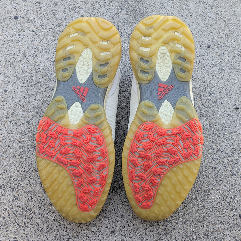 アディダス　コードカオス　BOA　ボア　V662　メンズ　26.5　ホワイト　スパイクレス　EPC16　ゴルフシューズ ミドルカット　adidas　_画像3