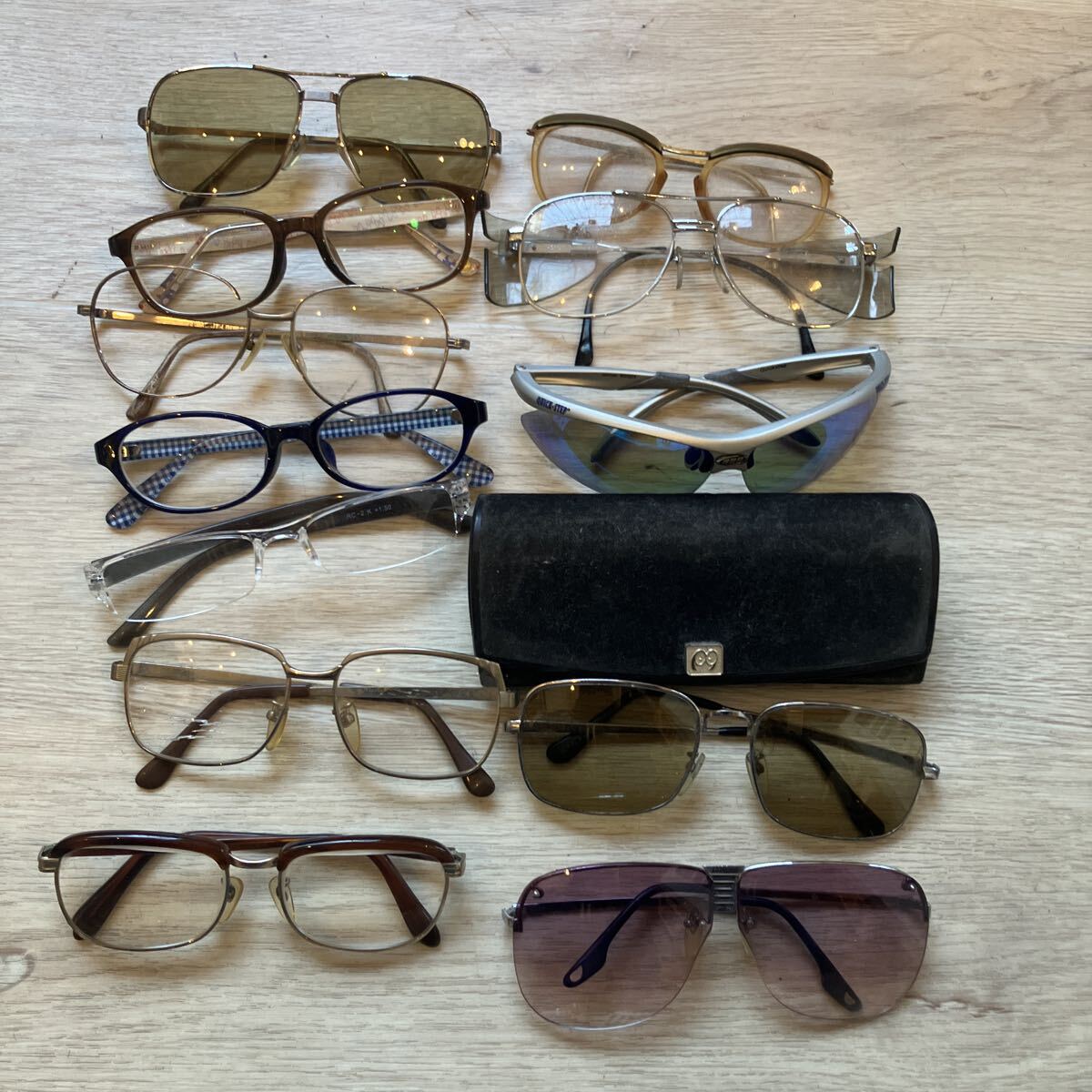  Vintage очки солнцезащитные очки комплект продажа комплектом очки Vintage Showa Retro I одежда панцирь черепахи ITALY