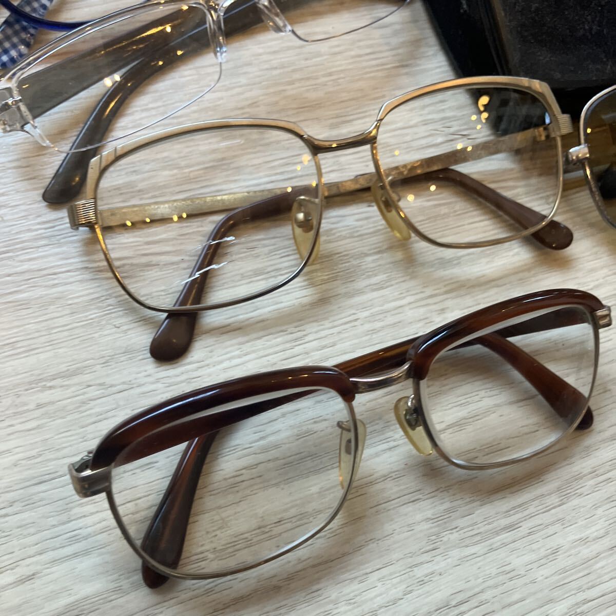  Vintage очки солнцезащитные очки комплект продажа комплектом очки Vintage Showa Retro I одежда панцирь черепахи ITALY