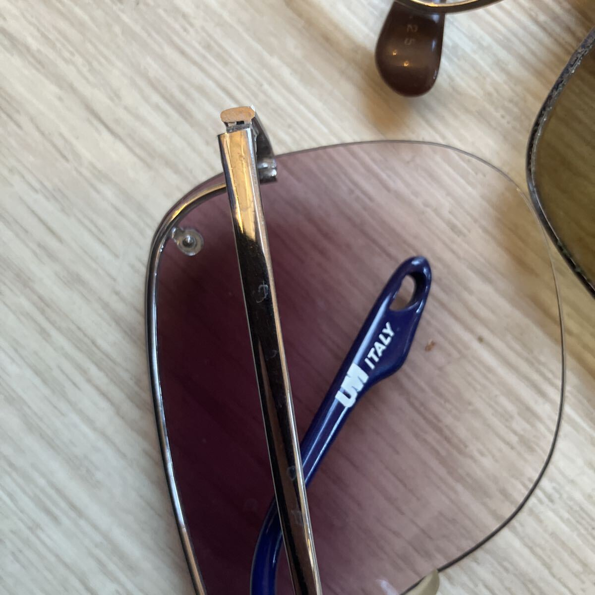  Vintage очки солнцезащитные очки комплект продажа комплектом очки Vintage Showa Retro I одежда панцирь черепахи ITALY