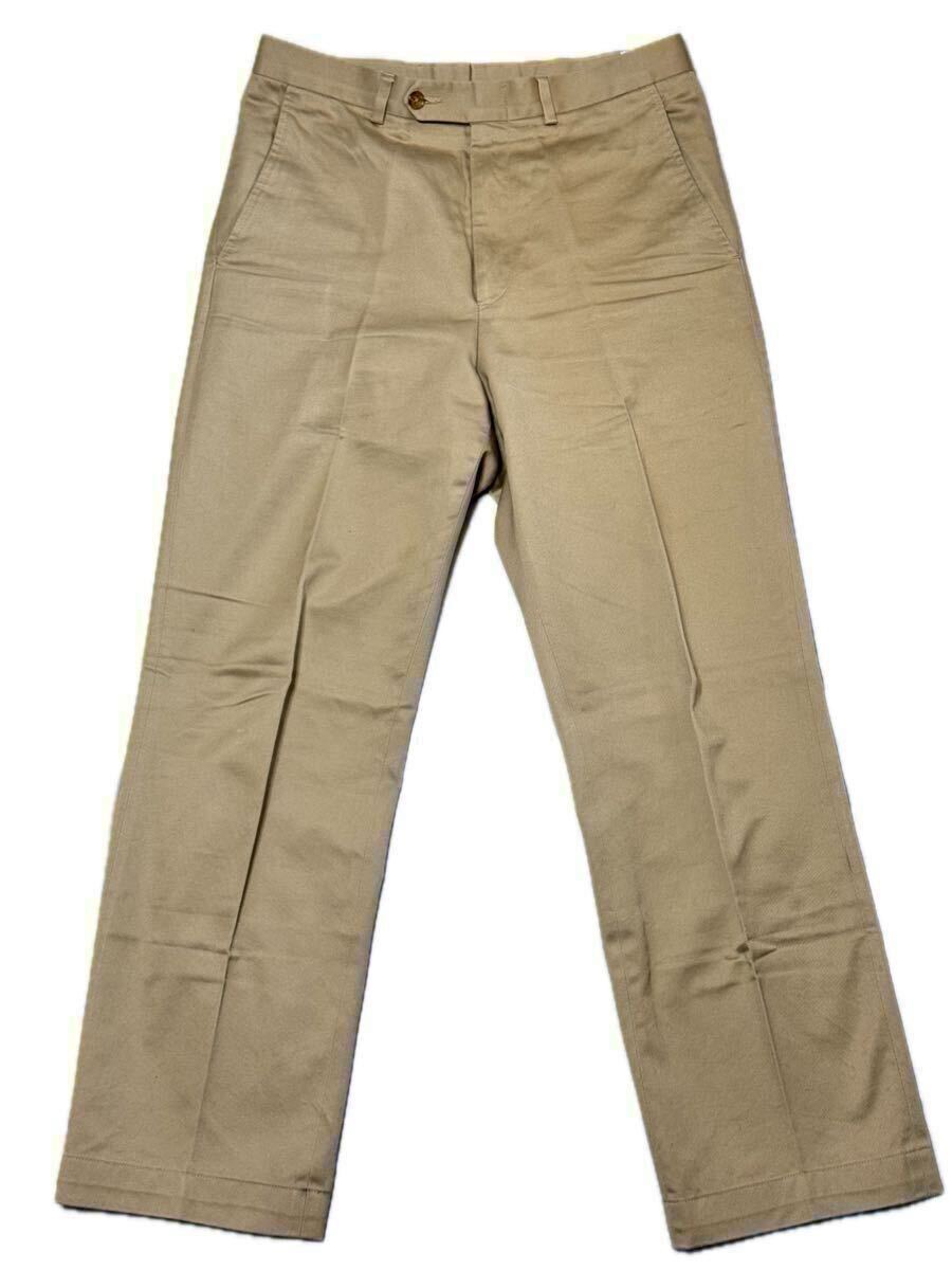BARRY BRICKEN David チノパン 30 アメリカ製 Made in USA アメリカ製 BEAMS PLUS取扱 バリーブリッケン コットン ベージュ カーキ パンツ_画像1