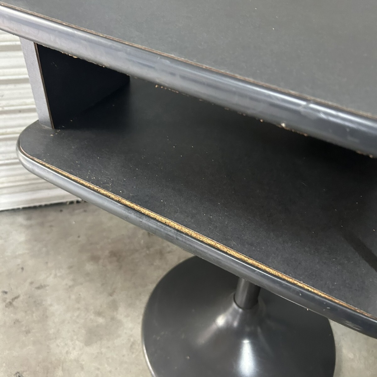 matsuoka マツオカ 麻雀 サイドテーブル 4台セット 2段 麻雀卓用 黒_画像5