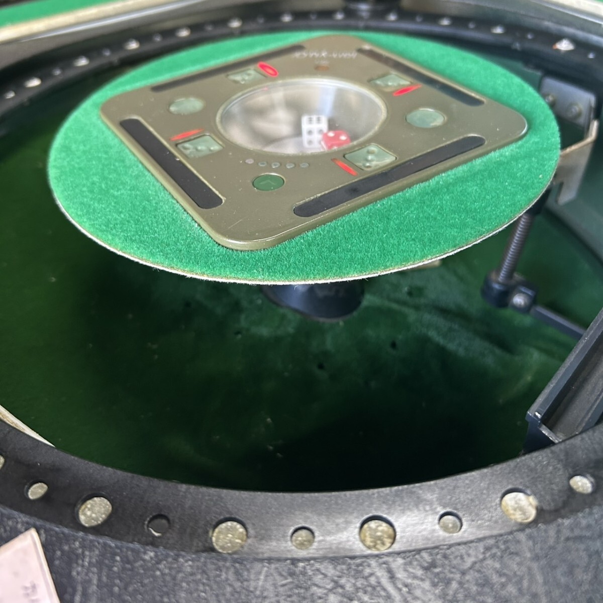 全自動麻雀卓 雀友アルファWakWak2 麻雀牌 点棒 動作確認済み_画像6