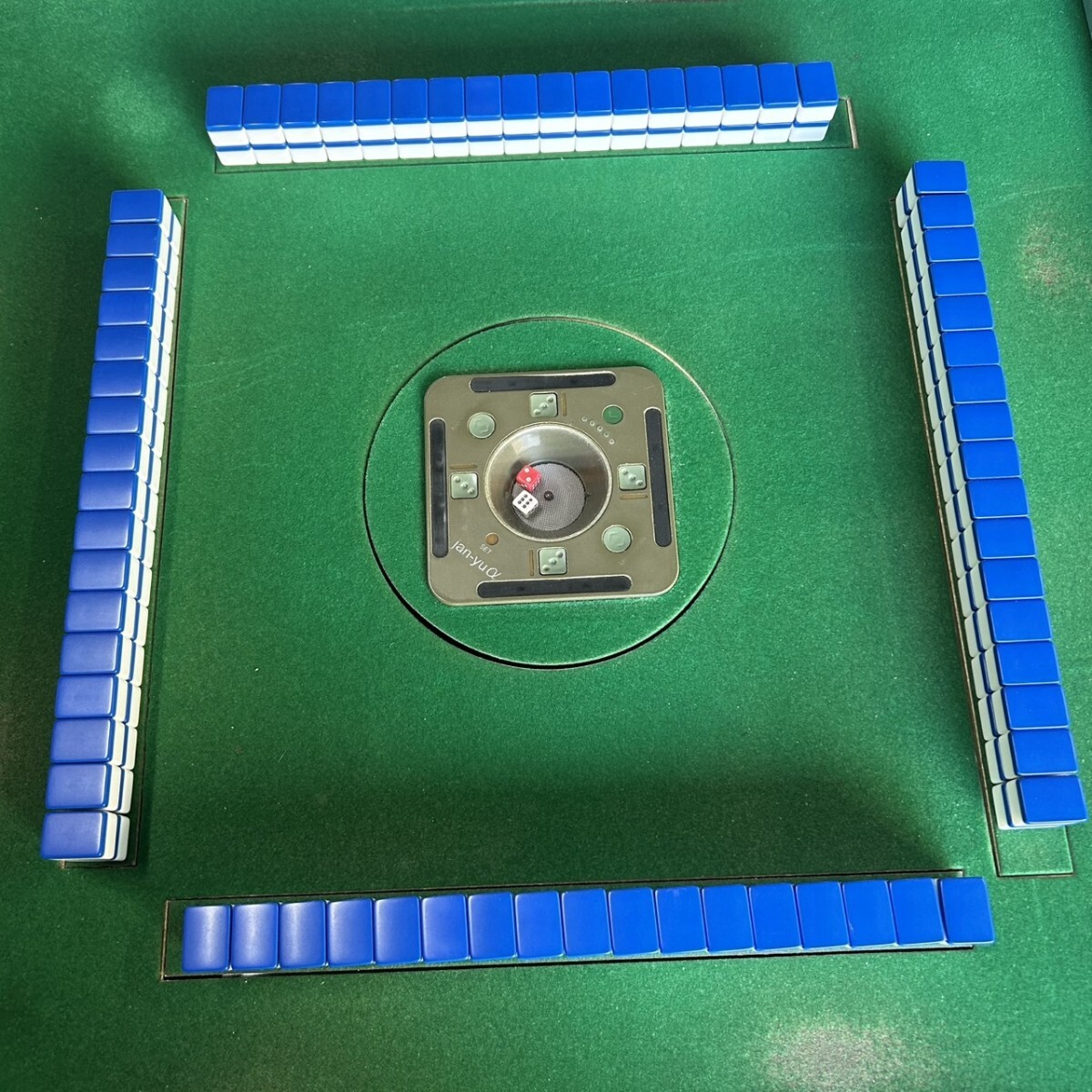 全自動麻雀卓 雀友アルファWakWak2 麻雀牌 点棒 動作確認済み_画像8