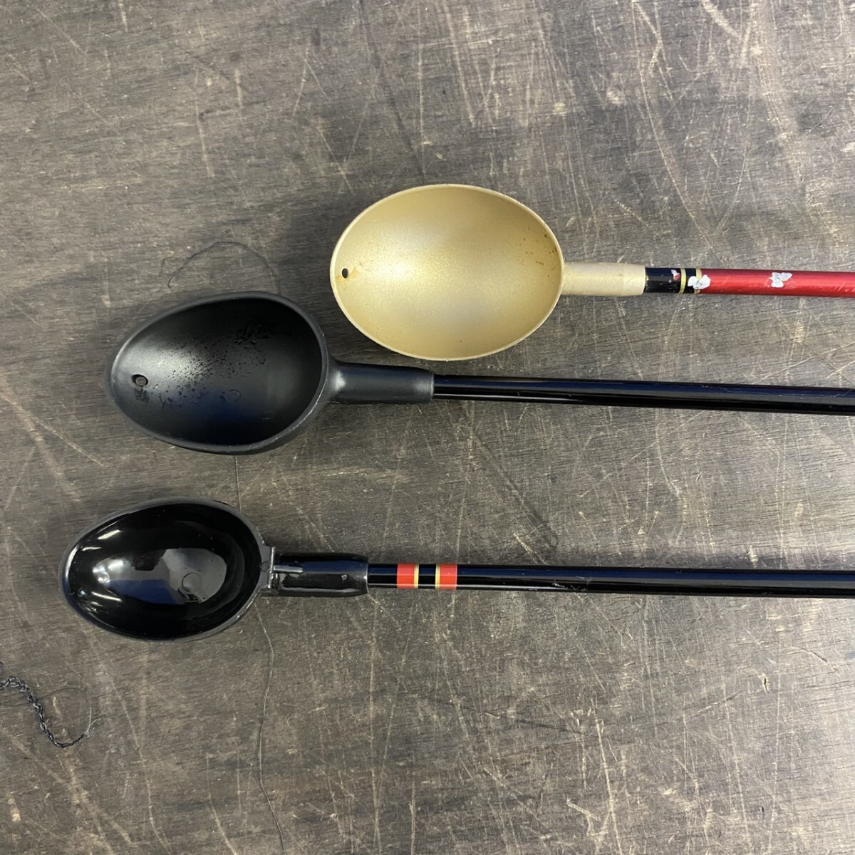 Gamakatsu まきーな3本まとめ FINE SPECIAL Ti-700 まきーなⅣ -700 まきーなⅢ 750 まきえ杓_画像3