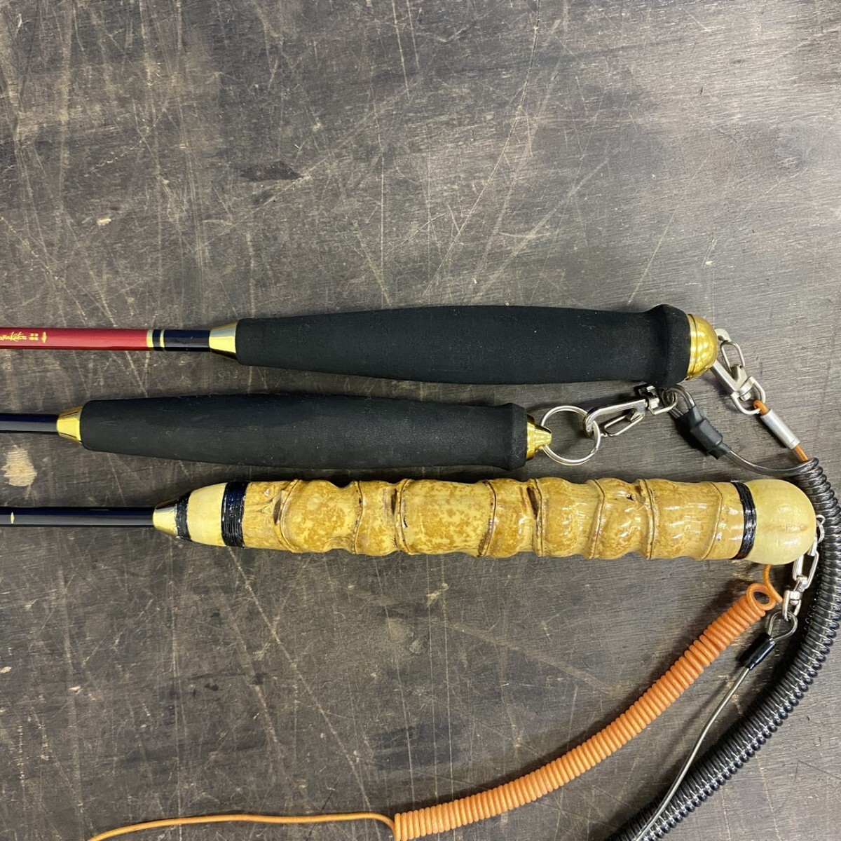 Gamakatsu まきーな3本まとめ FINE SPECIAL Ti-700 まきーなⅣ -700 まきーなⅢ 750 まきえ杓_画像5