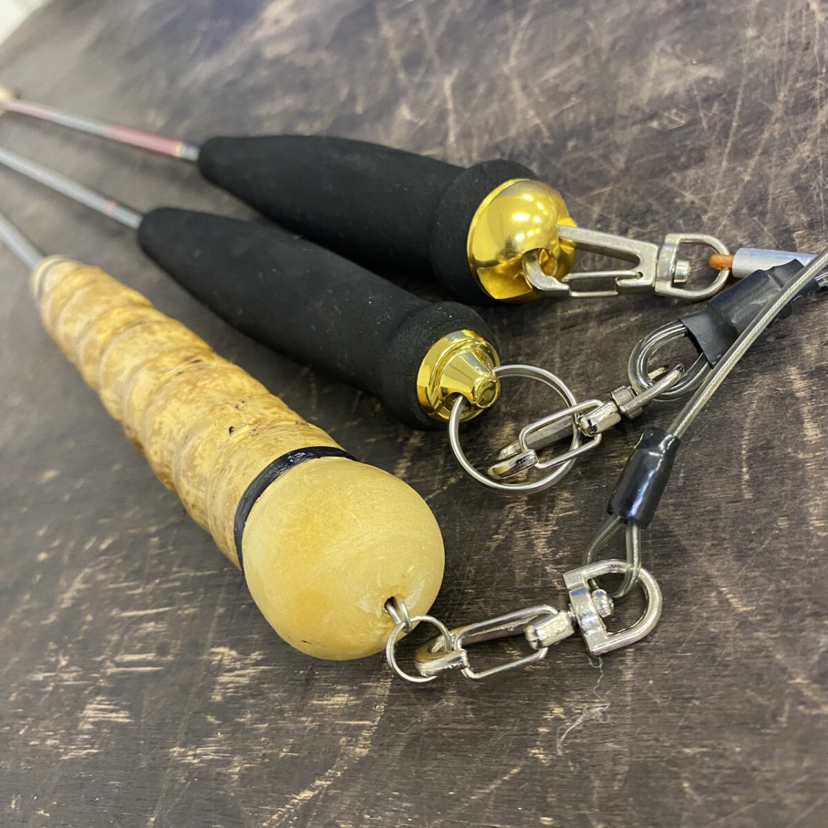 Gamakatsu まきーな3本まとめ FINE SPECIAL Ti-700 まきーなⅣ -700 まきーなⅢ 750 まきえ杓_画像7