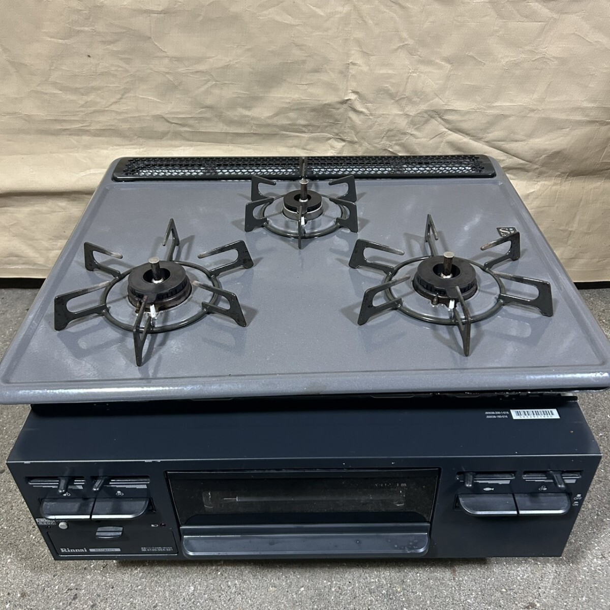 Rinnai リンナイ RS31M4H2S ビルトインコンロ 60cm LPガス 2016年製 動作確認済み (4)_画像1