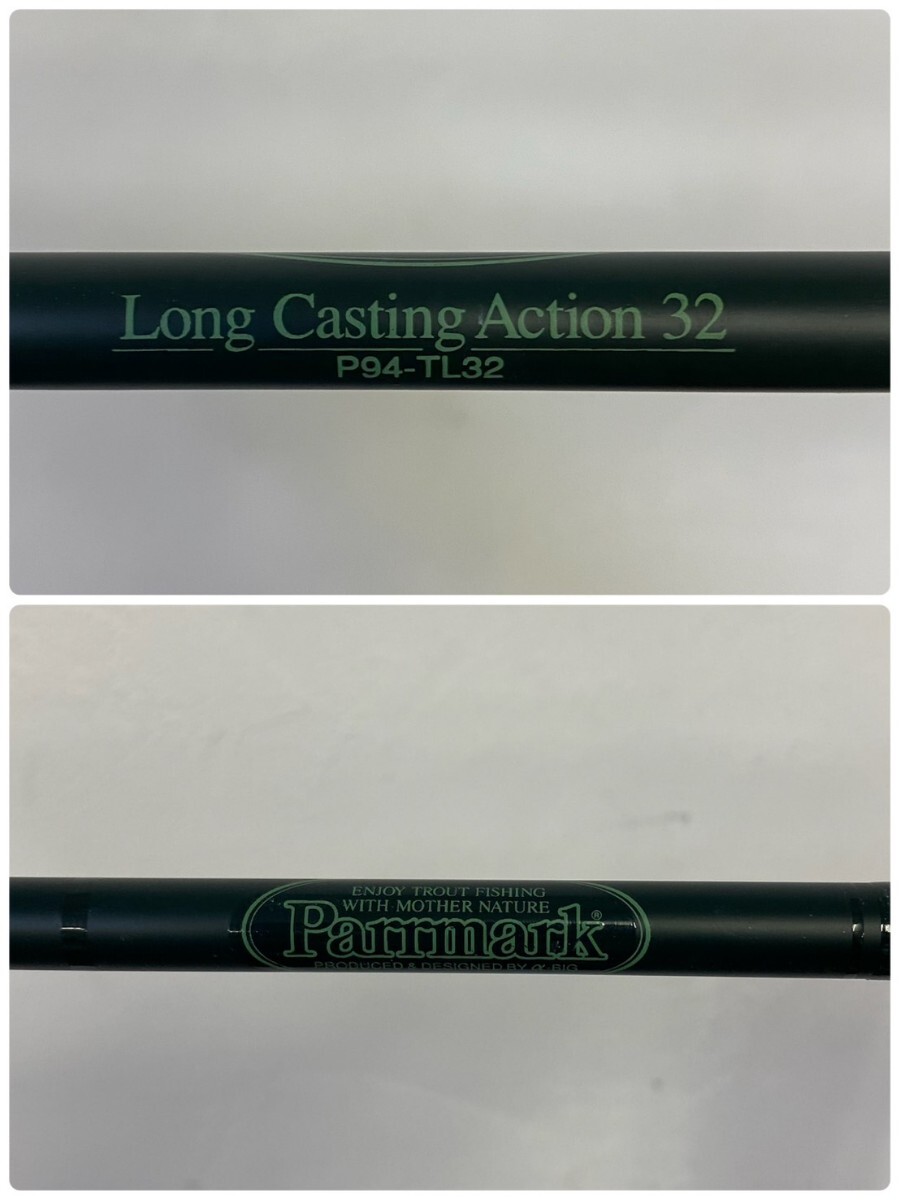 未使用保管品 Parrmark パーマーク Long Casting Action 32 P94-TL32 テンカラロッド ロングキャスティングアクション 専用ケース付_画像2