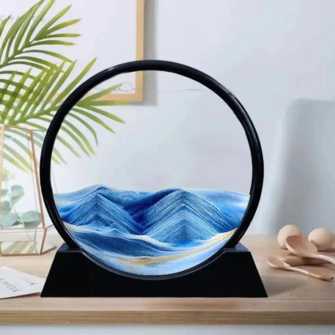 インテリア サンドピクチャー 置物 サンドアート 流砂絵 アート 神秘 風水 砂_画像9