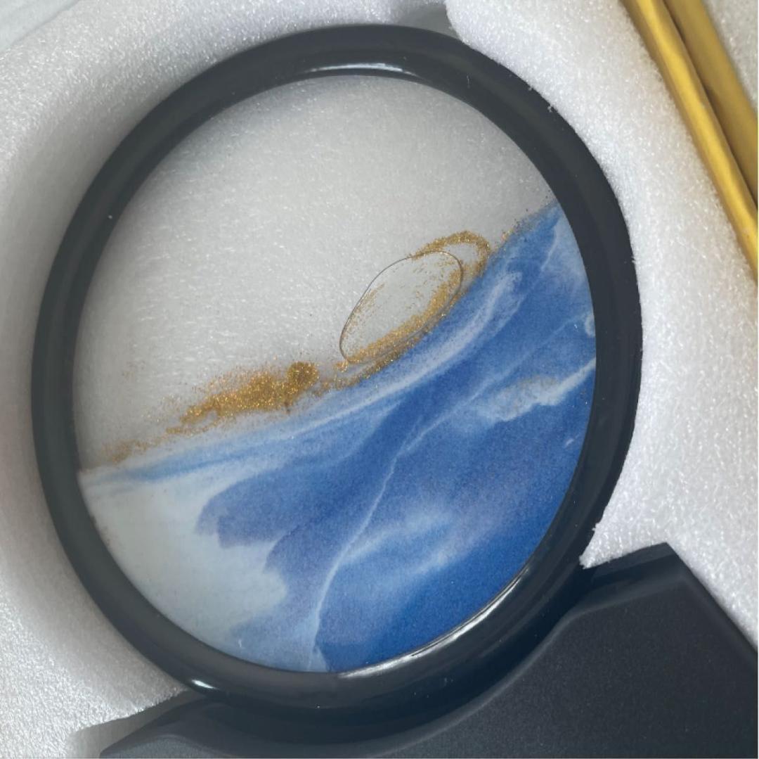 インテリア サンドピクチャー 置物 サンドアート 流砂絵 アート 神秘 風水 砂_画像3