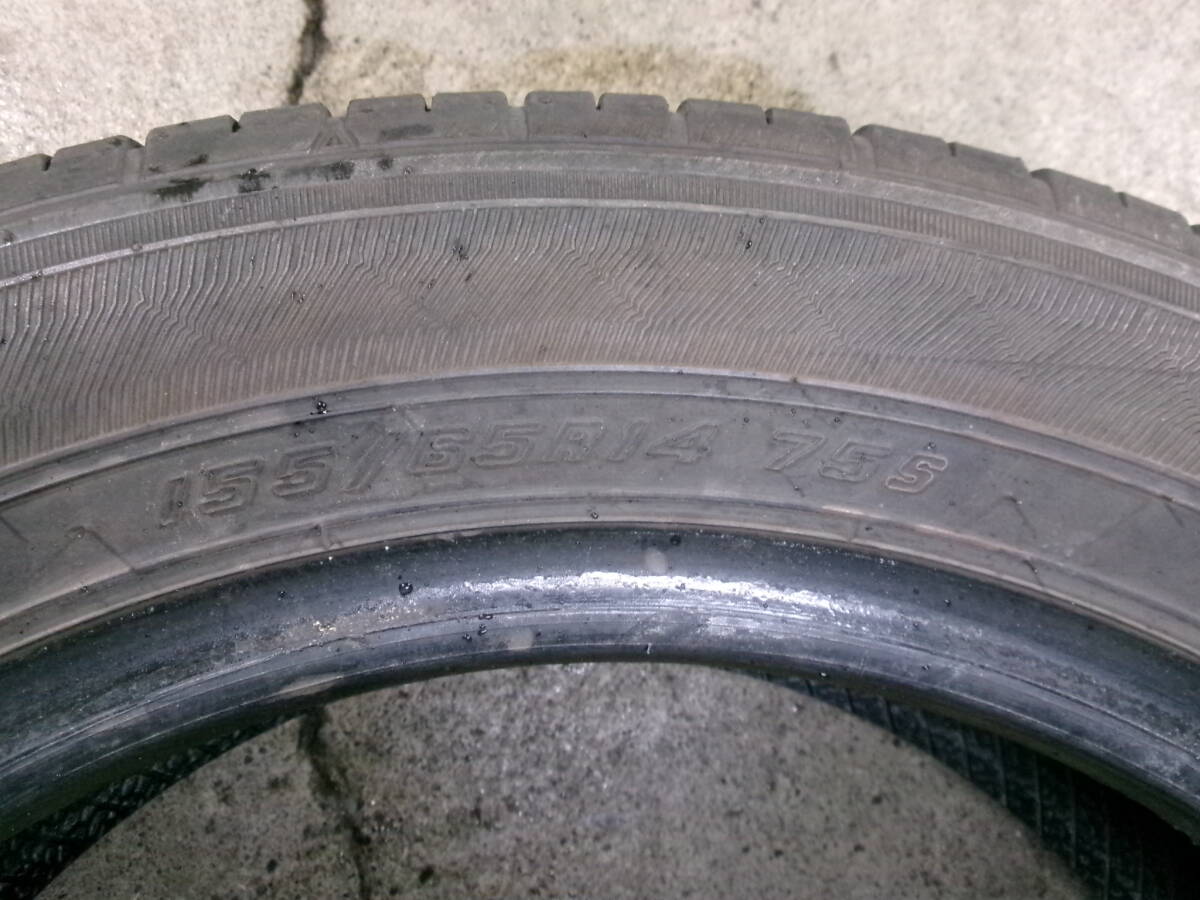 【2024年製☆8～9分山】155/65R14 グッドイヤー Efficient Grip ECO Hybrid EG01☆4本セット 51110 検)N-BOX スペーシア タント ワゴンR_画像9