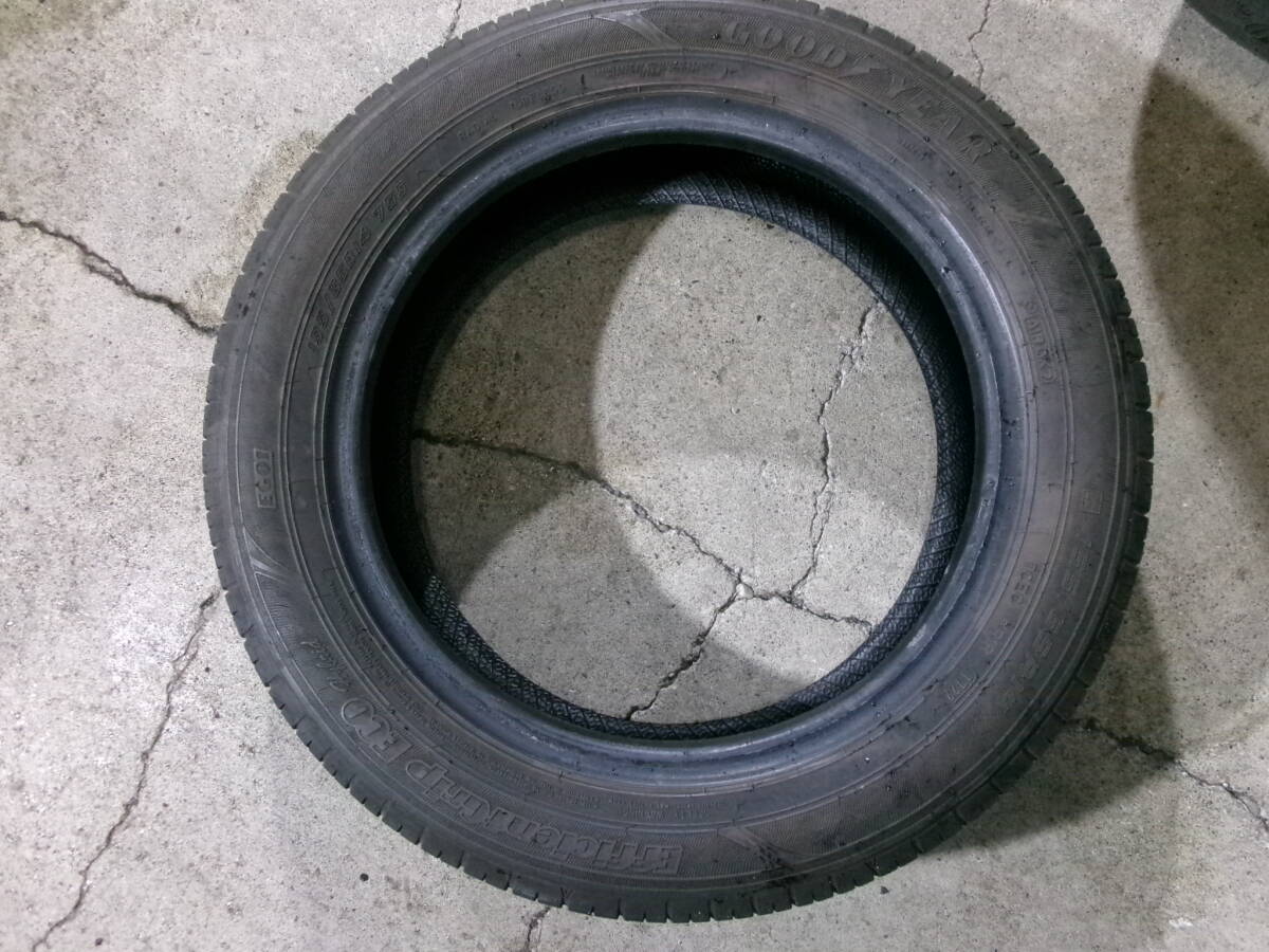 【2024年製☆8～9分山】155/65R14 グッドイヤー Efficient Grip ECO Hybrid EG01☆4本セット 51110 検)N-BOX スペーシア タント ワゴンR_画像10