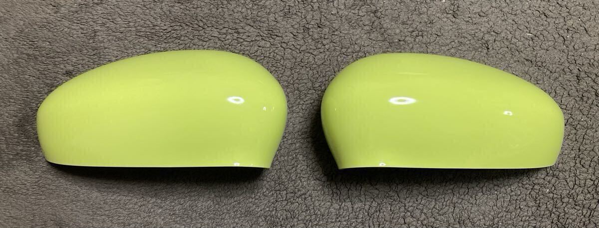 【売り切り一円スタート】ABARTH アバルト　595 695 ミラーカバー　アドレナリングリーン　塗装後未使用品　FIAT フィアット 500_画像1