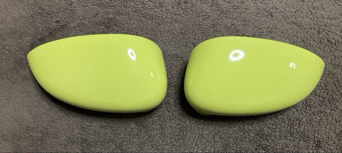 【売り切り一円スタート】ABARTH アバルト　595 695 ミラーカバー　アドレナリングリーン　塗装後未使用品　FIAT フィアット 500_画像2