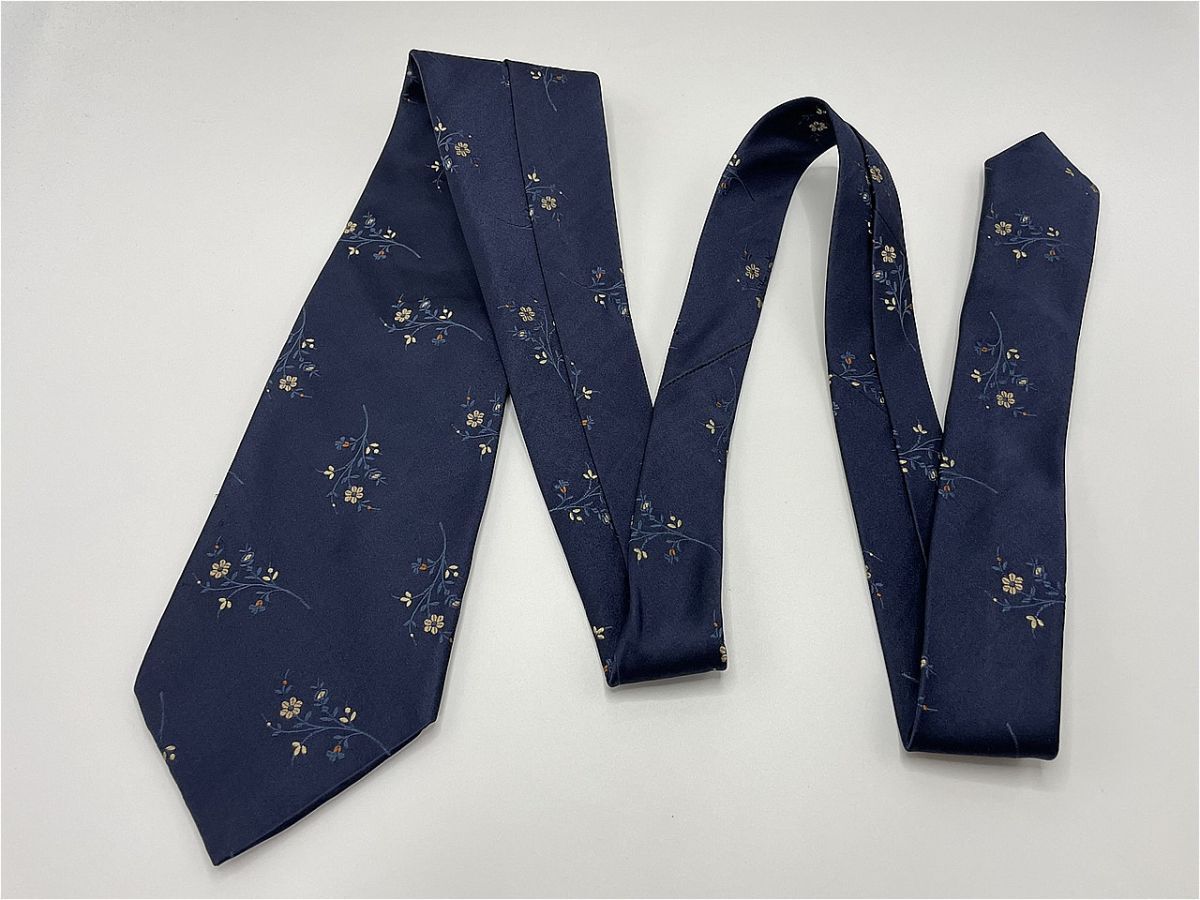 [ очень красивый товар ]DOLCE&GABBANA Dolce & Gabbana цветочный принт галстук 3шт.@ и больше бесплатная доставка мужской темно-синий глянец 1002268