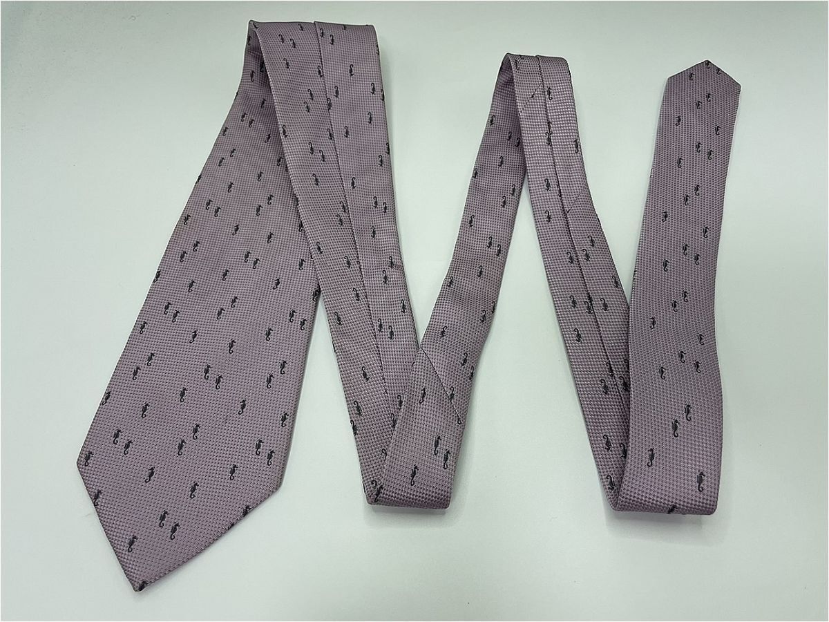 【美品】Ralph Lauren　ラルフローレン　動物柄 ネクタイ 3本以上 送料無料 メンズ ピンク系　1002209_画像3