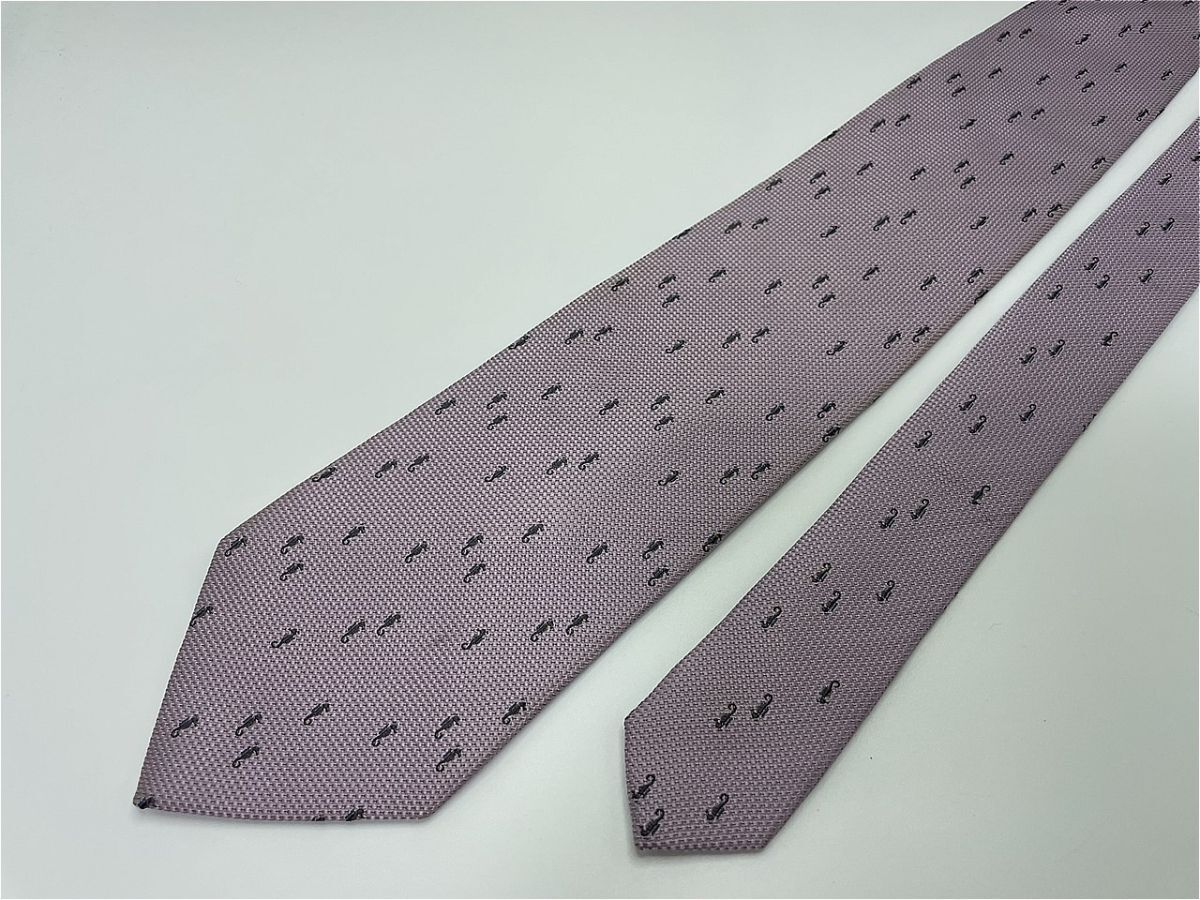 【美品】Ralph Lauren　ラルフローレン　動物柄 ネクタイ 3本以上 送料無料 メンズ ピンク系　1002209_画像4