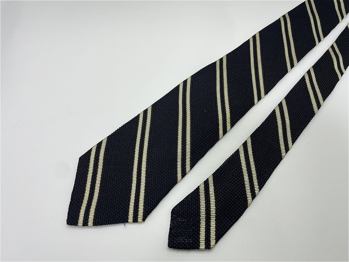 【超美品】Ralph Lauren　ラルフローレン　レジメンタル柄 ネクタイ 3本以上 送料無料 メンズ ネイビー　1102050_画像4