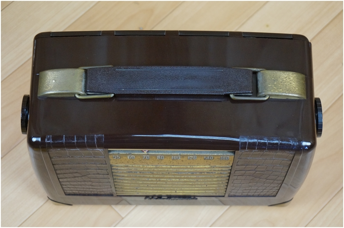 [ Vintage ] RCA Victor U.S.A. * Victor * портативный вакуумная трубка радио * MODEL BX-57