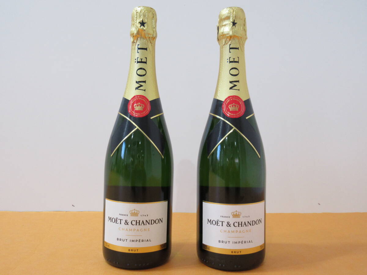 178)moe*e* автомобиль n Don желтохвост .to Anne pe настоящий шампанское MOET&CHANDON 12.5%/750ml 2 шт. комплект ②