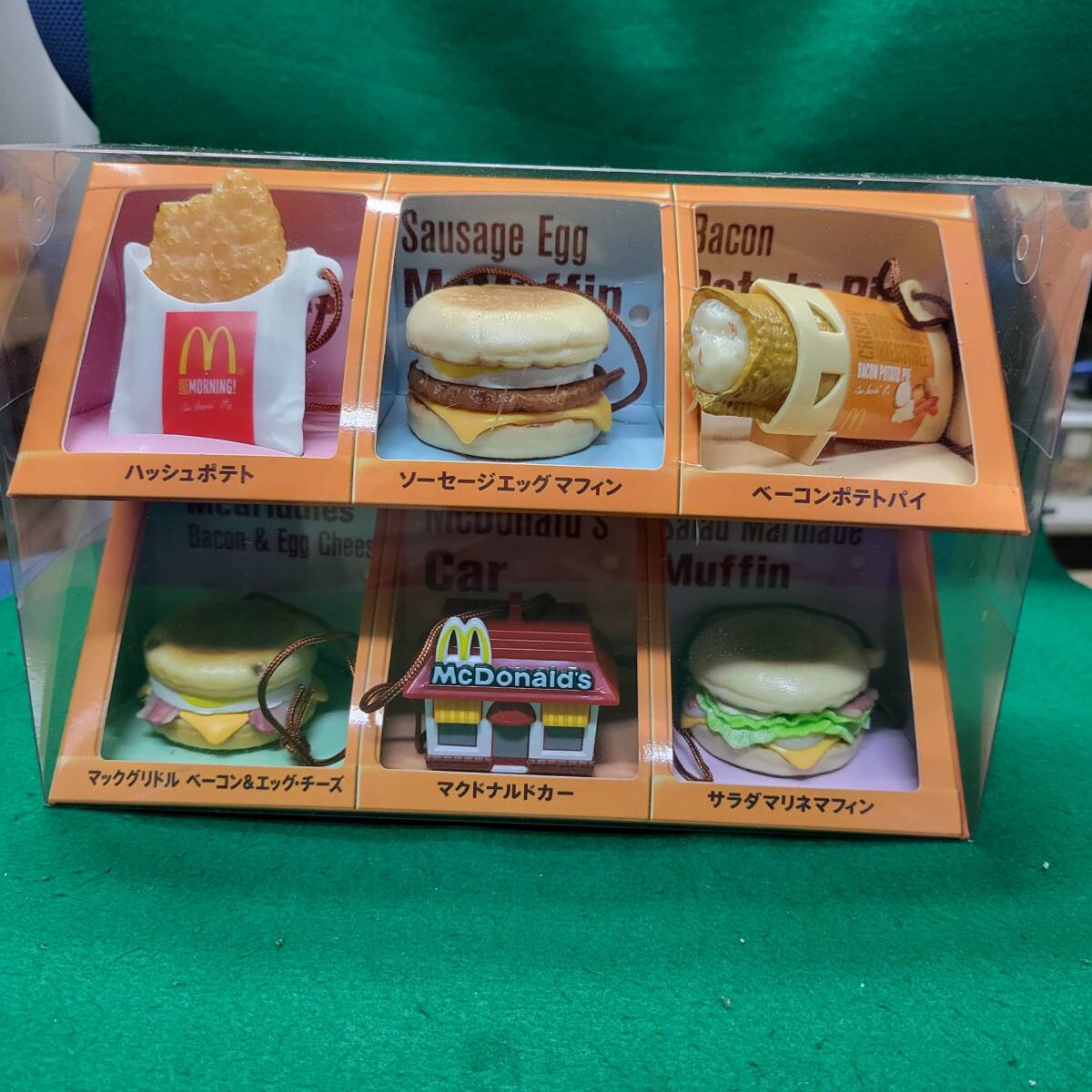 マクドナルド フードストラップ2 全6種 コンプリート 検:ハッシュ ポテト ソーセージ エッグ マフィン ベーコン パイ カー フィギュア_画像1