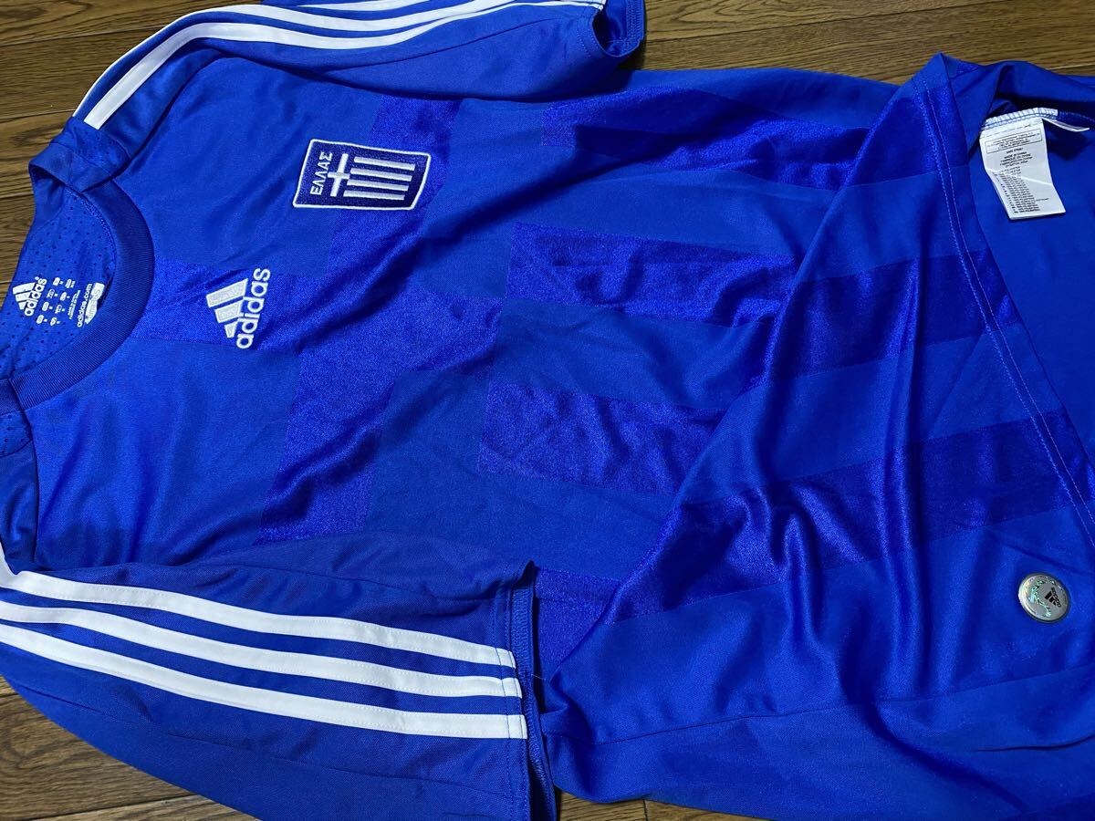 2008 ギリシャ代表AWAYユニフォーム　ADIDAS アディダスジャパン　カラグーニス　サマラス　ハリステアス　キルギアコス　グーマス　デラス_画像3