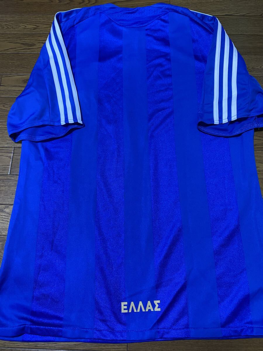 2008 ギリシャ代表AWAYユニフォーム　ADIDAS アディダスジャパン　カラグーニス　サマラス　ハリステアス　キルギアコス　グーマス　デラス_画像2
