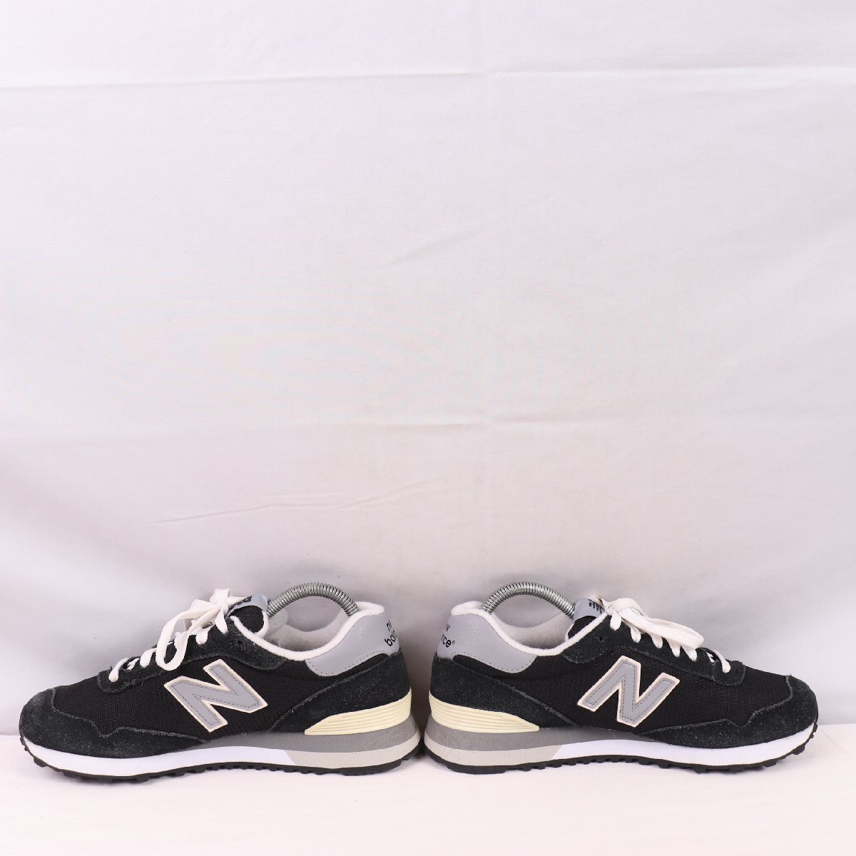 515 ニューバランス 25.5cm/new balance 黒 ブラック 灰 グレー クリーム 中古 古着 メンズ スニーカー yy7344_画像6