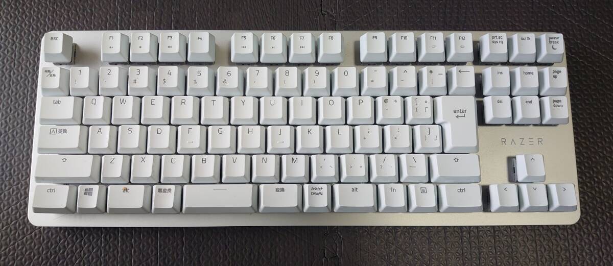 Razer BLACKWIDOW LITE メカニカルキーボード RZ03-0264 ホワイト 白 white ゲーミングキーボード_画像1
