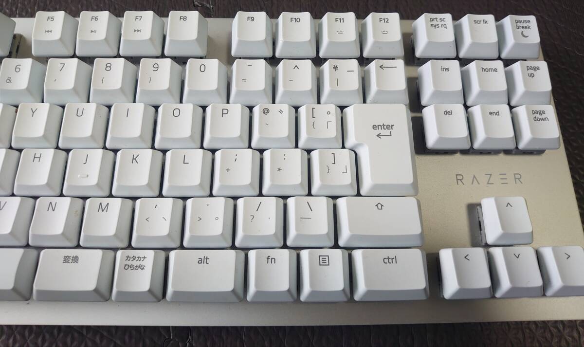 Razer BLACKWIDOW LITE メカニカルキーボード RZ03-0264 ホワイト 白 white ゲーミングキーボード_画像4