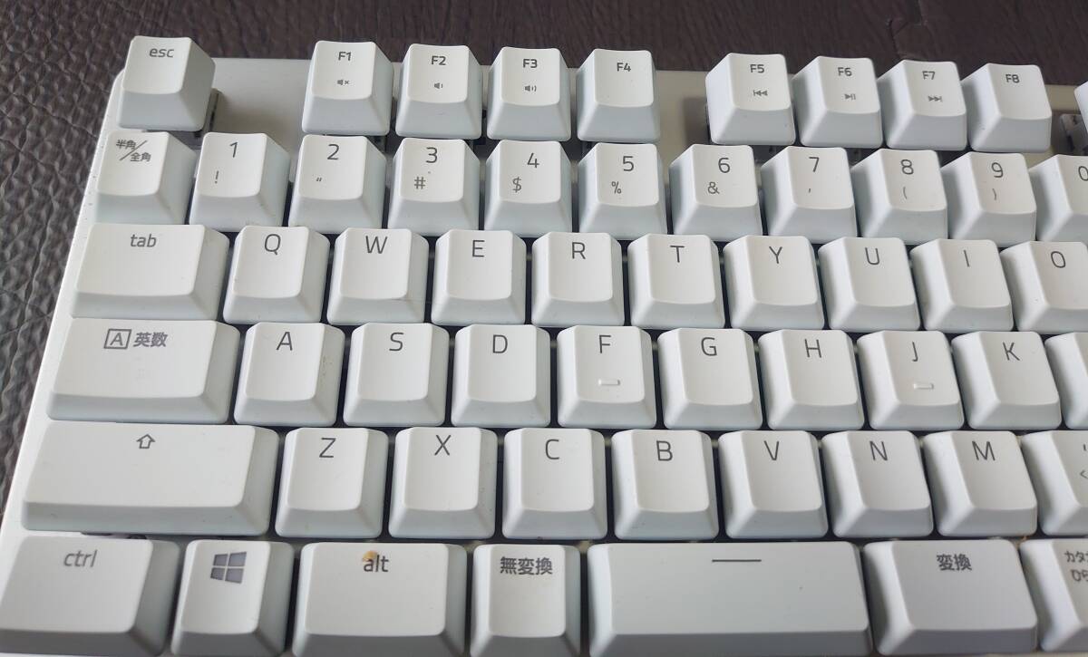 Razer BLACKWIDOW LITE メカニカルキーボード RZ03-0264 ホワイト 白 white ゲーミングキーボード_画像3