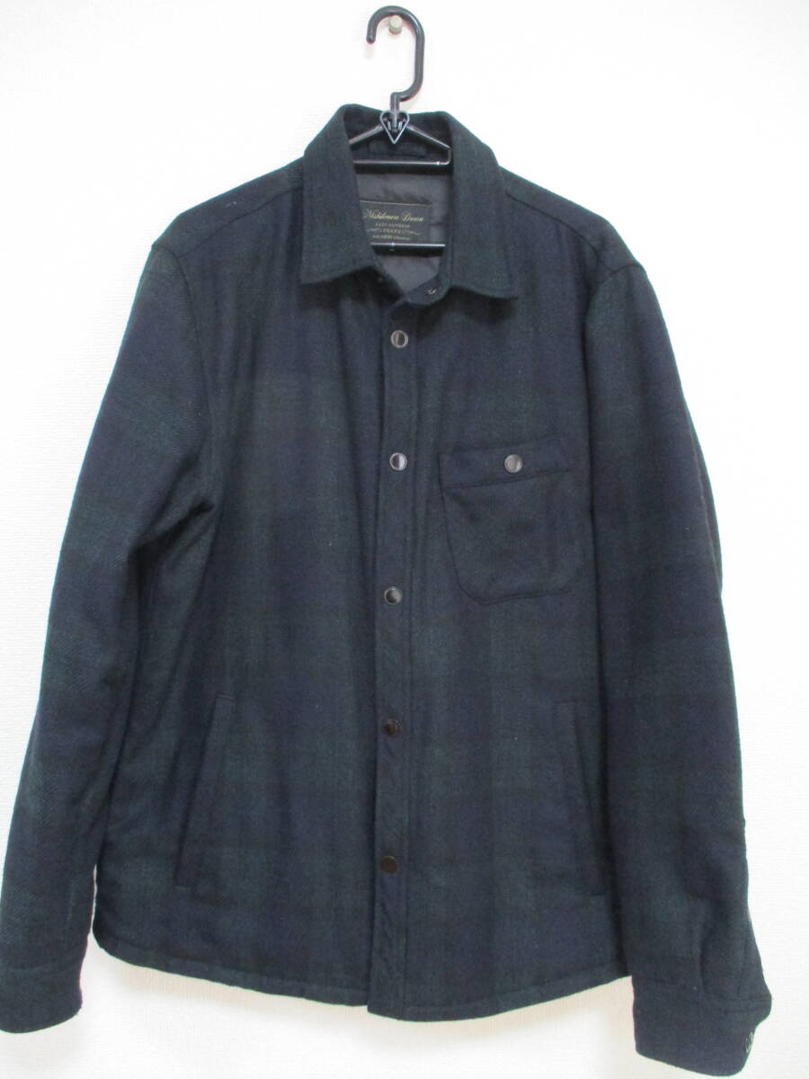 ★ナノユニバース×東京西川　ダウンジャケット(コート)　タータンチェック柄　XL★_画像1