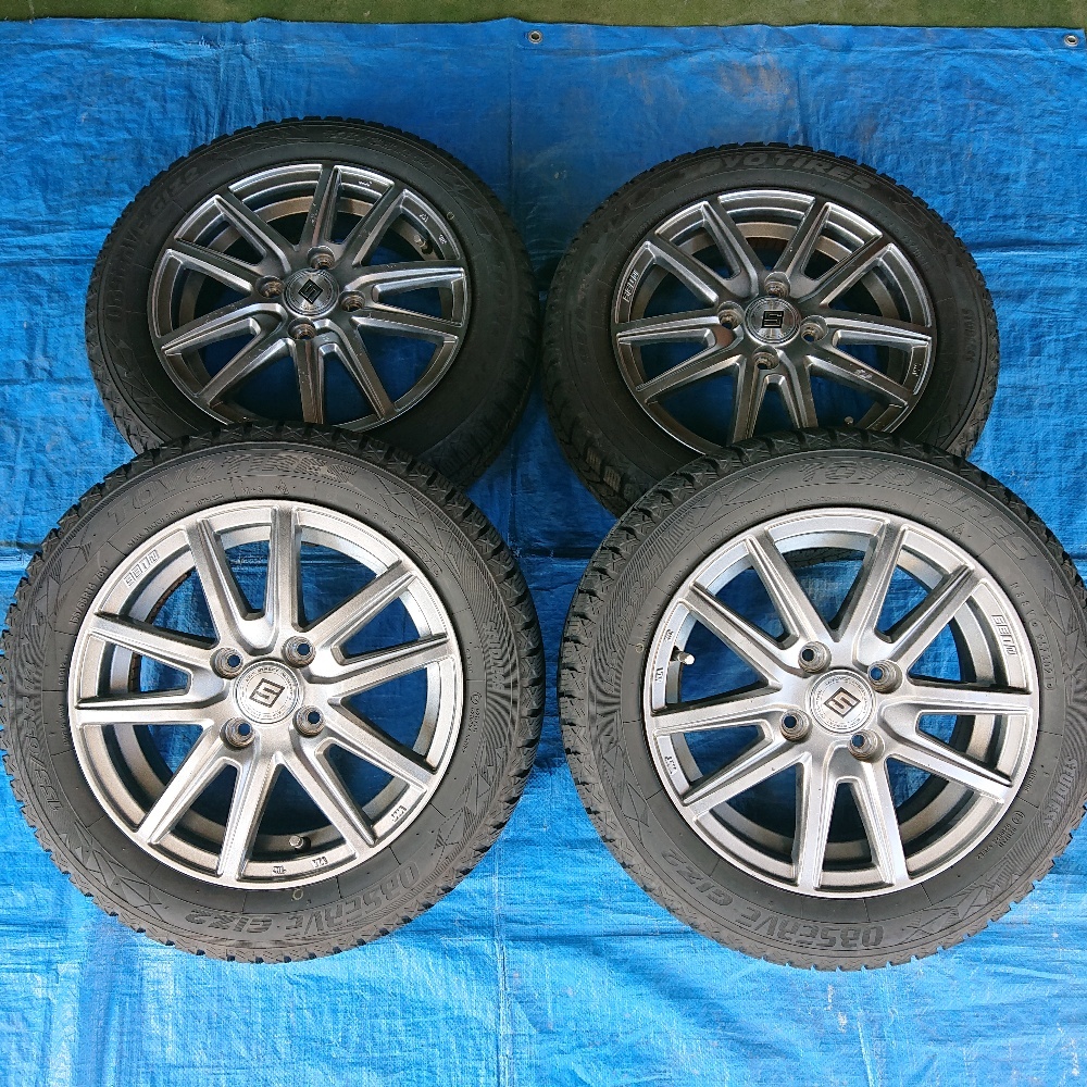 155/65R14　TOYOオブザーブGIZ2 ＋ 14×4.5J アルミ　４本セット_画像1