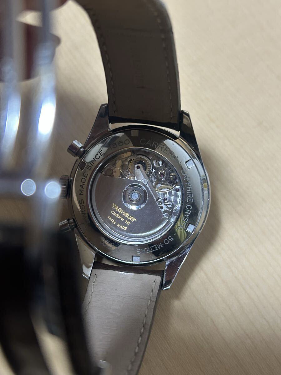 タグホイヤー TAG HEUER CV2013 ブラウン ニューカレラ キャリバー クロノグラフ_画像5