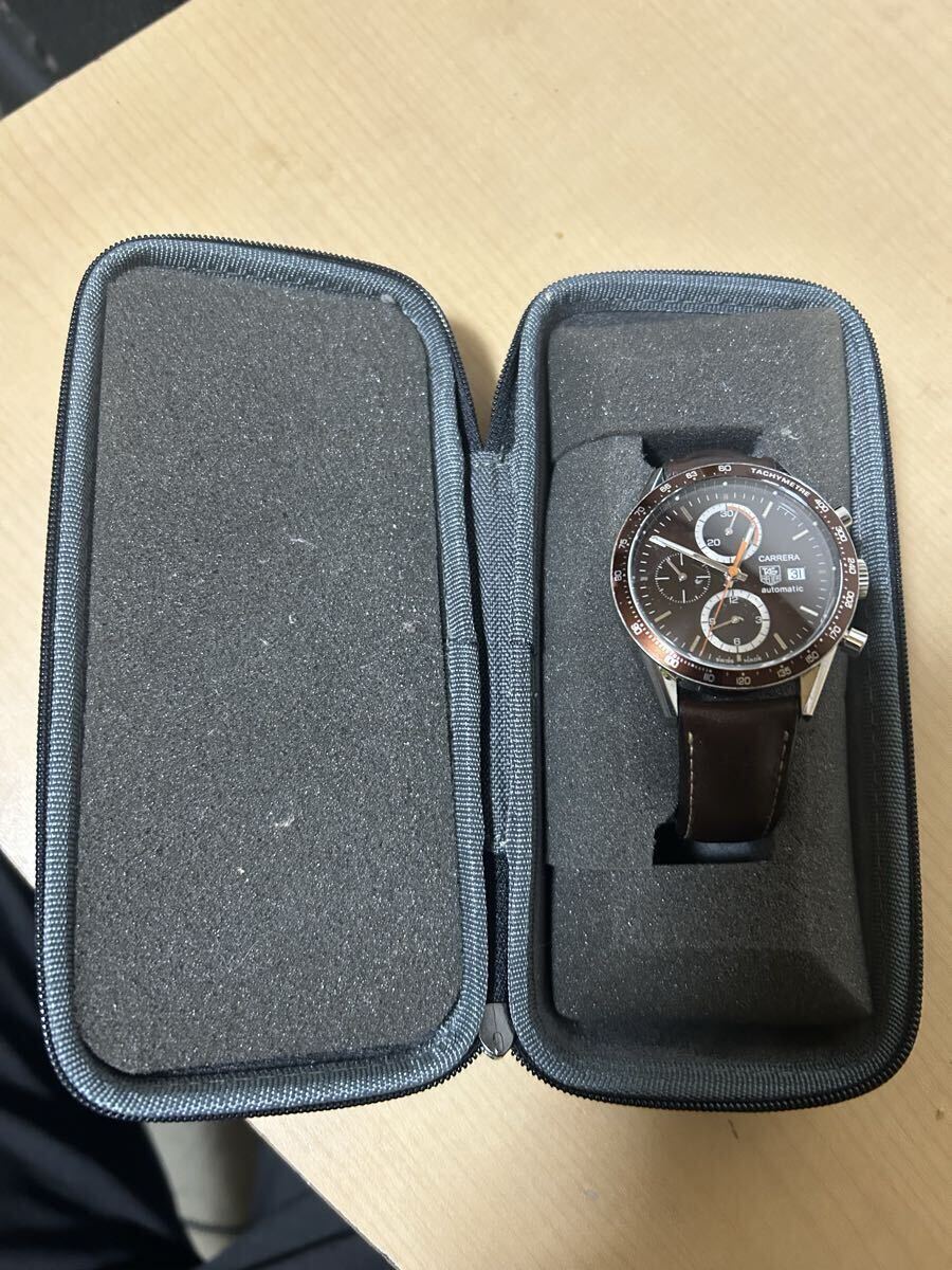 タグホイヤー TAG HEUER CV2013 ブラウン ニューカレラ キャリバー クロノグラフ_画像6