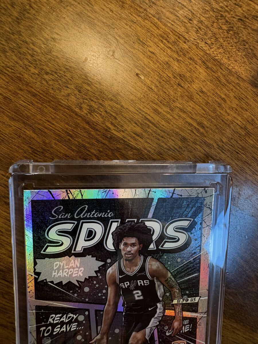 NBA карта Dylan Harper RC CONIC COURT SSP кейс хит Spurs 2025-26 Topps