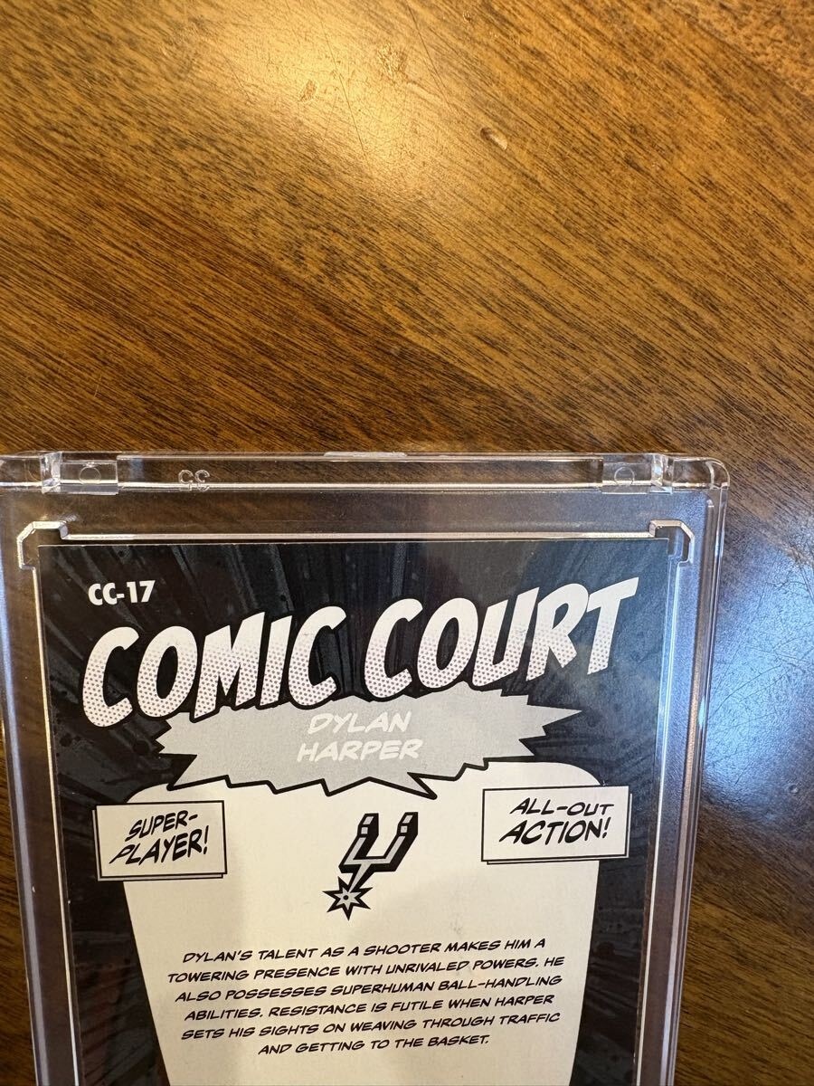 NBA карта Dylan Harper RC CONIC COURT SSP кейс хит Spurs 2025-26 Topps