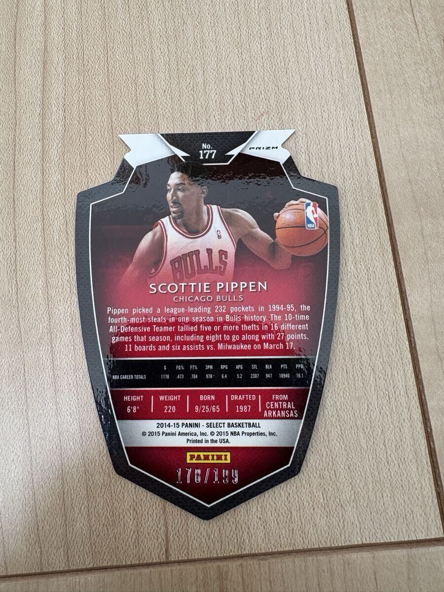 NBA карта SCOTTIE PIPPEN SELECT серийный есть 178/199
