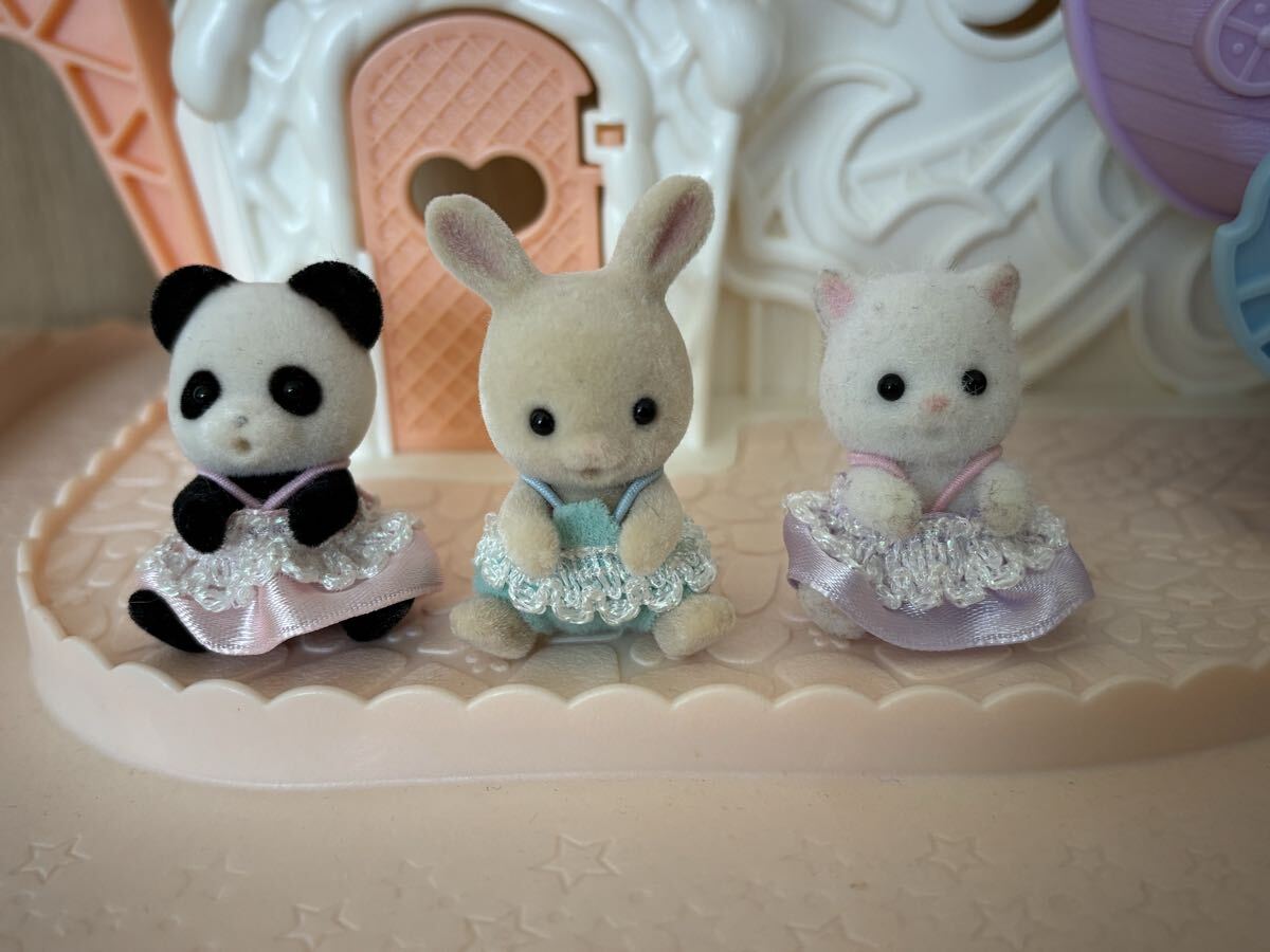 【お買い得品】シルバニアファミリー お城のゆめいろゆうえんち エポック社_画像3