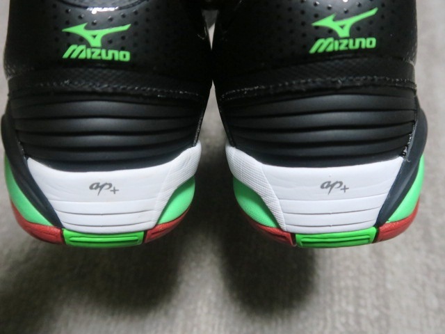 1.6万 未使用 タグ付 MIZUNO WAVE INTENSE TOUR 2 ミズノ ウエーブインテンスツアー2AC GREY/GREEN/BLACK US7.5 25.5cm オールコート用_画像6