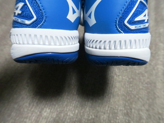 1.6万 完売品 未使用タグ付 MIZUNO ミズノ テニスシューズ ウエーブエクシード TOUR 4 AC オールコート ブルー×ホワイト×レッド 26cm 2E_画像5