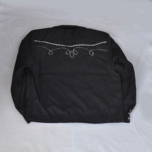 復刻　ウエスタンジャケット　ブラック　サイズ表示L　新品　メンズのMサイズ_画像2