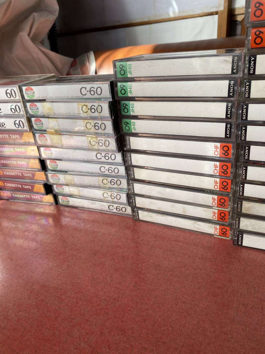 кассетная лента много количество использованный запись settled Junk