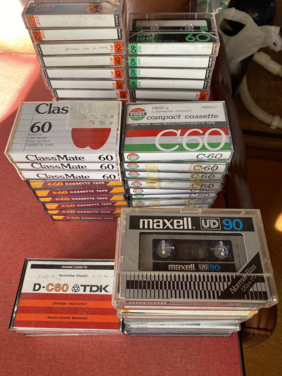  кассетная лента много количество использованный запись settled Junk 